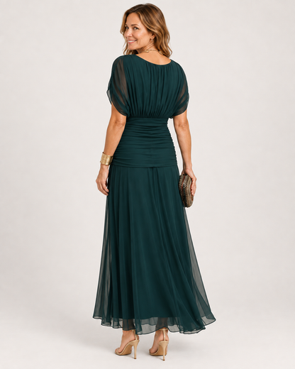Vestido Maxi de Hombros Descubiertos