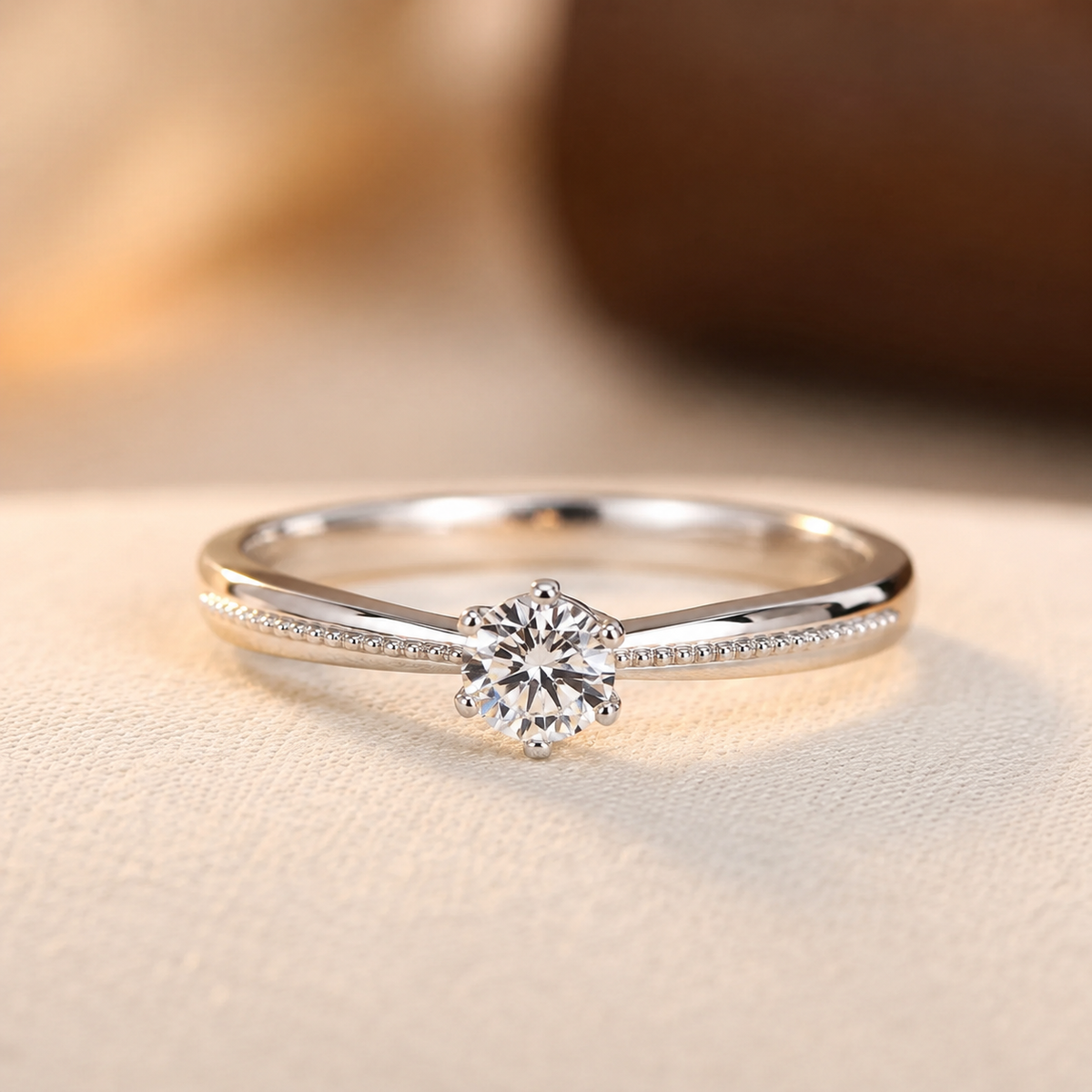 Anillo solitario Clara