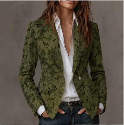 Loretta – Blazer Jacquard Entallado