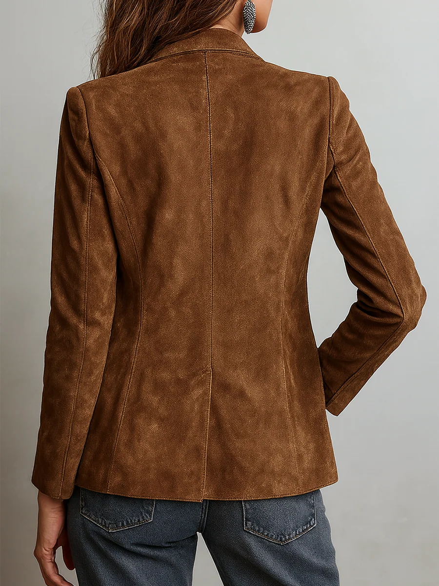 Aurora – Blazer Vintage Marrón
